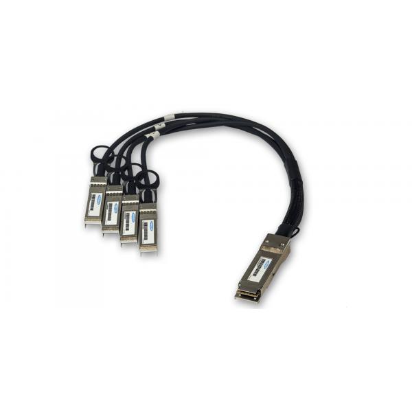 Origin Storage XXV4DACBL1M-OS cavo InfiniBand e in fibra ottica 1 m QSFP28 4x SFP28 DAC Nero (Origin Storage XXV4DACBL1M Intel Compatible Direct Attach Copper Breakout Cable 100GBase-CU QSFP28 to 4x2