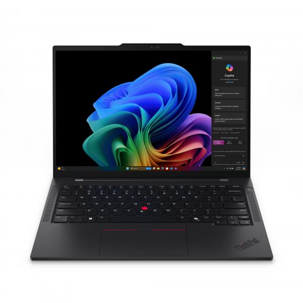 Lenovo ThinkPad T14s Gen 6 [Snapdragon] Copilot+ PC X1E-78-100 Computer portatile 35,6 cm [14] WUXGA 32 GB LPDDR5x-SDRAM 1 TB SSD Wi-Fi 7 [802.11be] Windows 11 Pro Italiano Nero (Lenovo ThinkPad T14s