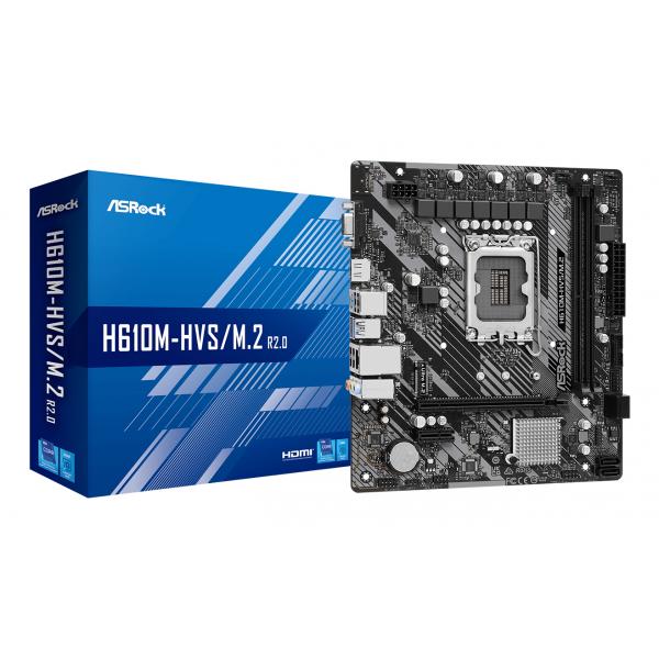 Asrock H610M-HVS/M.2 R2.0 Intel H610 LGA 1700 micro ATX (ASRock - bundkort - micro-ATX - LGA170)