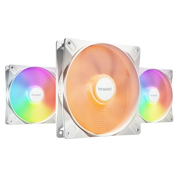 be quiet! LIGHT WINGS LX 140mm PWM 3-Pack White Case per computer Ventilatore 14 cm Bianco 3 pz (LIGHT WINGS 14CM PWM ARGB FANS 1200)