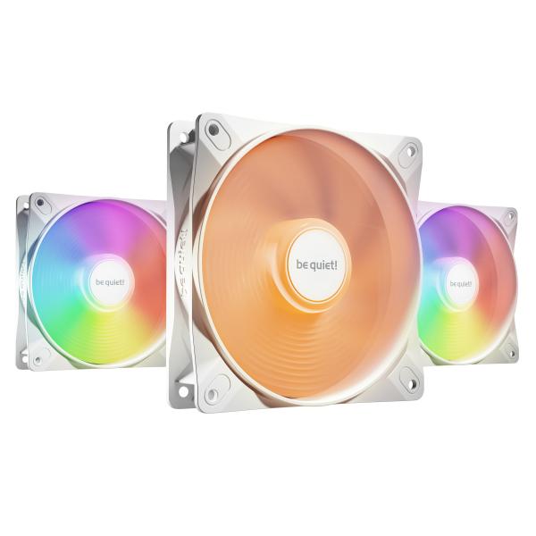 be quiet! LIGHT WINGS LX 120mm PWM 3-Pack White Case per computer Ventilatore 12 cm Bianco 3 pz (LIGHT WINGS 12CM PWM ARGB FANS 1600)