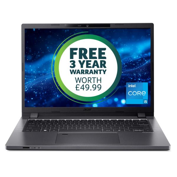 Acer TravelMate P2 TMP214-55-G2-TCO-589A Intel® Core™ i5 i5-1335U Computer portatile 35,6 cm [14] WUXGA 8 GB DDR5-SDRAM 256 GB SSD Wi-Fi 6E [802.11ax] Windows 11 Pro Grigio (Acer TravelMate P2 14 TMP