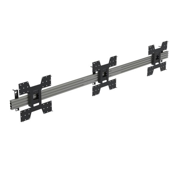 Ergonomic Solutions SpacePole Digital Signage WT443268LL-A2 Supporto per display espositivi 139,7 cm [55] Alluminio (TILT MENU BOARD MOUNT 3X55LANDSCAPE)