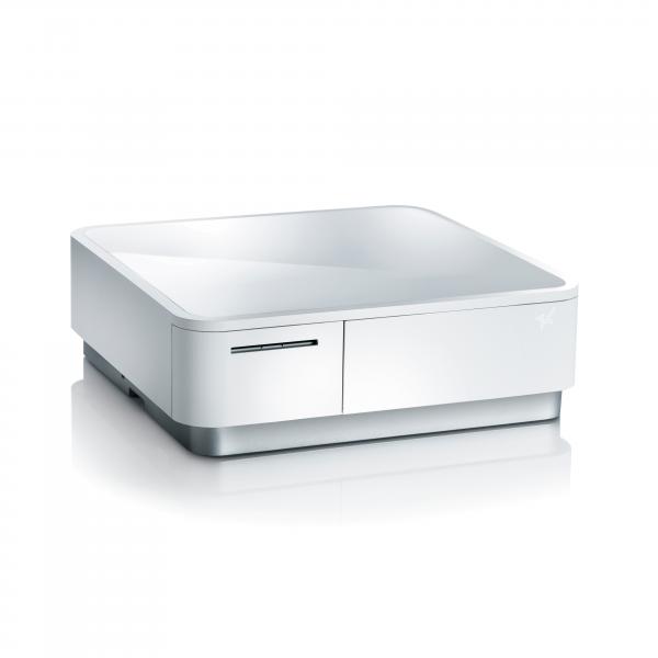 Star Micronics 39655890 stampante POS Con cavo e senza cavo Termica diretta (mPOP Combined 58mm Thermal - Printer & Cash Drawer, BT, - USB-C, USB-B, USB-A 0.5Ax3, Autocutter, White - Warranty: 24M)