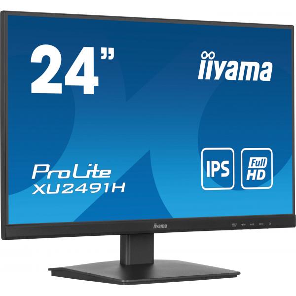 iiyama ProLite XU2491H-B1 Monitor PC 60,5 cm [23.8] 1920 x 1080 Pixel Full HD LED Nero (iiyama ProLite XU2491H-B1 computer monitor 60.5 cm [23.8'])
