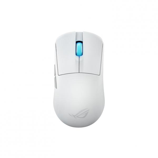 ASUS ROG Harpe Ace Mini mouse Gaming Ambidestro RF Wireless + Bluetooth + USB Type-C Ottico 42000 DPI (ASUS ROG Harpe Ace Mini Wireless Gaming Mouse, White)