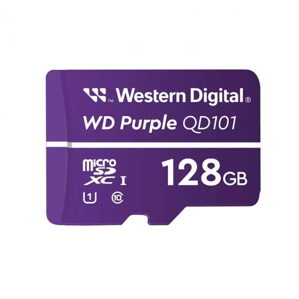 Western Digital WD Purple SC QD101 128 GB MicroSDXC Classe 10 (WD PURPLE QD101 MICROSD 128GB - 3YEAR WARRANTY)