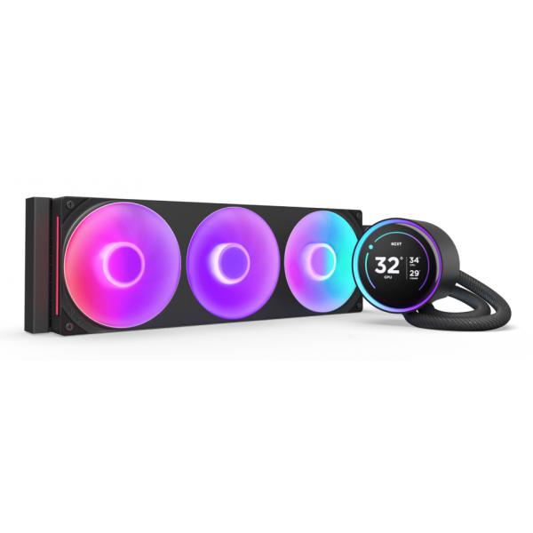 NZXT Kraken Elite 360 RGB Processore Raffreddatore di liquidi tutto in uno 12 cm Nero 1 pz (NZXT KRAKEN ELITE 360 RGB CPU COOLER BLK)