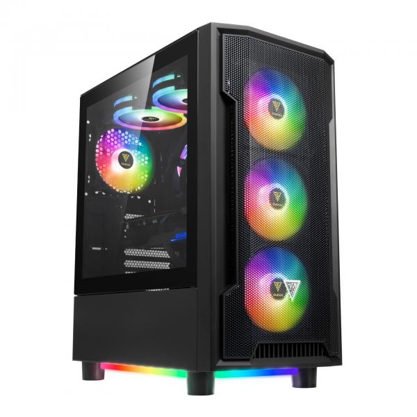 GAMDIAS ATHENA M6 LITE computer case Midi Tower Nero (ATHENA M6 LITE MID-TOWER BLACK CASE)
