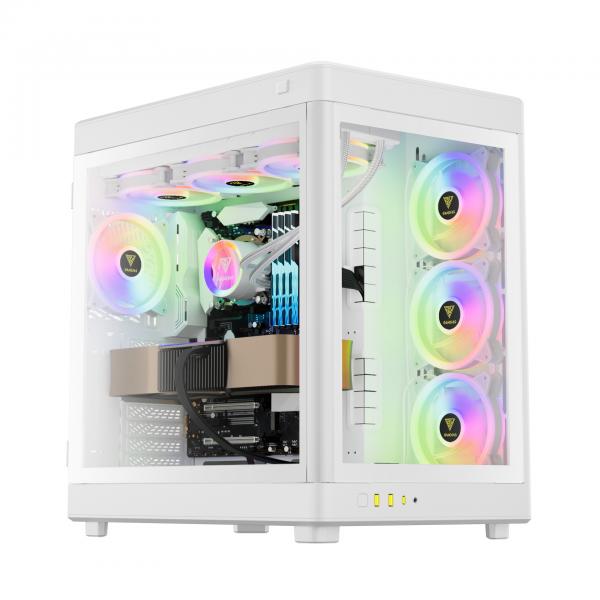 GAMDIAS NESO P1 WH computer case Full Tower Bianco (NESO P1 PRO DUAL CHAMBER FULL-TOWER WHITE CASE)