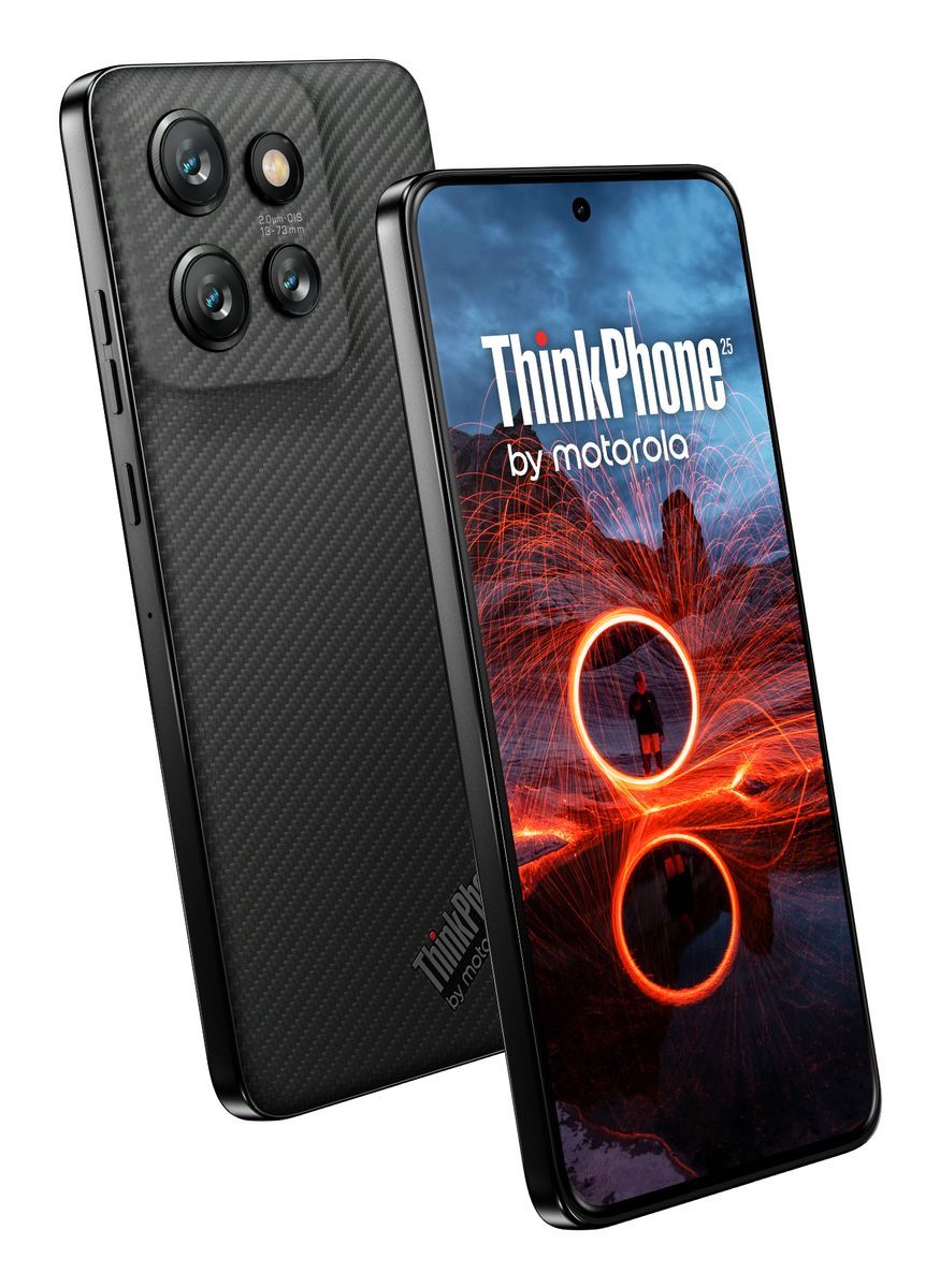 Motorola ThinkPhone25 16,1 cm [6.36] Doppia SIM Android 14 5G USB tipo-C 8 GB 256 GB 4310 mAh Nero (Motorola ThinkPhone - carbon-sort - 5G)