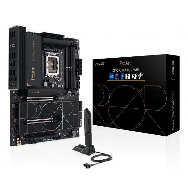 ASUS PROART Z890-CREATOR WIFI Intel Z890 LGA 1851 [Socket V1] ATX (ASUS PROART Z890-CREATOR WIFI S1851/DDR5/DP-HDMI/4xM.2/ATX)