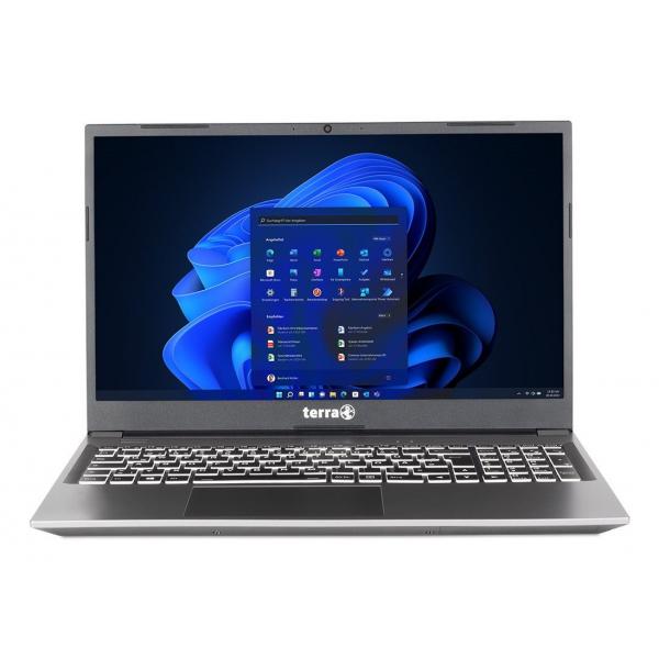 TERRA UK1220818 laptop AMD Ryzen™ 5 7430U Computer portatile 39,6 cm [15.6] Full HD 16 GB DDR4-SDRAM 500 GB SSD Wi-Fi 6E [802.11ax] Windows 11 Pro Tedesco Argento (TERRA MOBILE 1500P R5-7430U W11P -U
