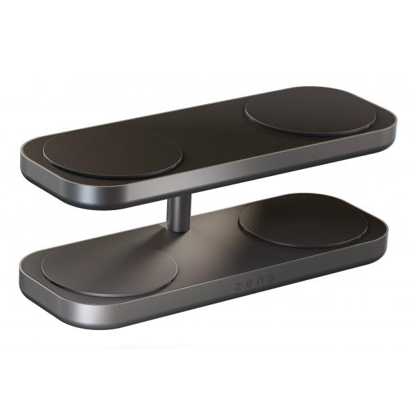 ZENS ZEQC01B/00 Caricabatterie per dispositivi mobili Cuffie, Smartphone, Orologio intelligente Nero AC Carica wireless Ricarica rapida Interno (ZENS Wireless Charger Quattro Pro 4 Qi)