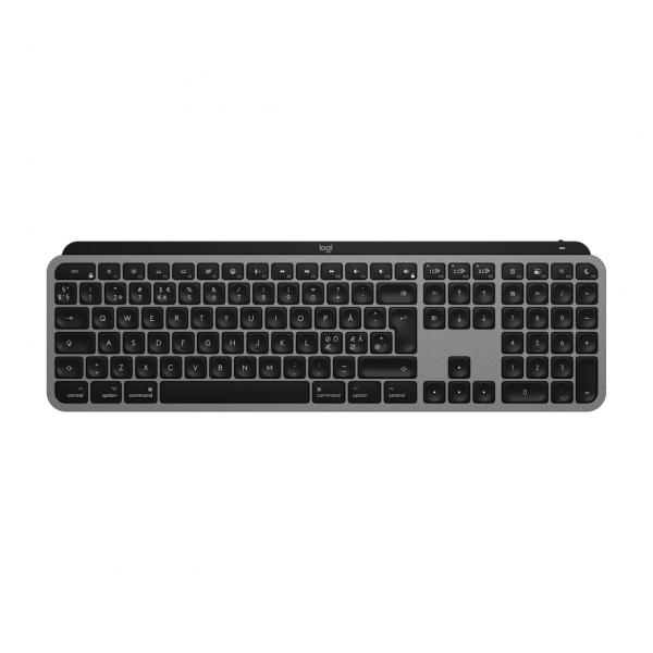 Logitech MX Keys S for Mac tastiera Casa Bluetooth QWERTY Nordic Grigio (Mx Keys S For Mac - Warranty: 12M)