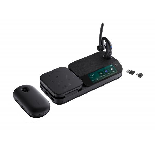 Yealink BH71 Workstation Pro USB-C/A Auricolare Wireless A clip Ufficio USB tipo-C Bluetooth Nero (YEALINK BH71 WORKSTATION PRO USB C/A)