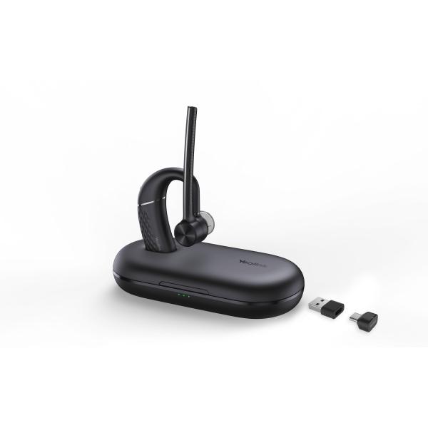 Yealink BH71 Pro USB-C/A Auricolare Wireless A clip Ufficio USB tipo-C Bluetooth Nero (Yealink 1208709 BH71 Pro USB-C/A)