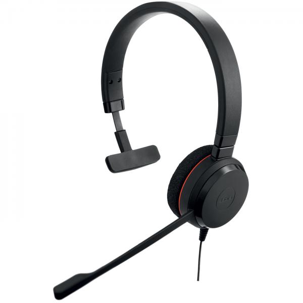 Jabra Evolve 20 Auricolare Cablato A Padiglione Ufficio USB Type-C / USB Type-A Nero (Jabra Evolve 20 MS mono - Headset - on-ear - wired - USB-C, USB-A - noise isolating - Certified for Microsoft Tea