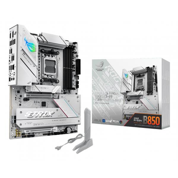 ASUS ROG STRIX B850-A GAMING WIFI AMD B850 Socket AM5 ATX (ASUS ROG STRIX B850-A GAMING WIFI - Motherboard - ATX - Socket AM5 - AMD B850 Chipset - USB-C 3.2 Gen 2x2, USB-C 3.2 Gen2, USB 3.2 Gen 2, US