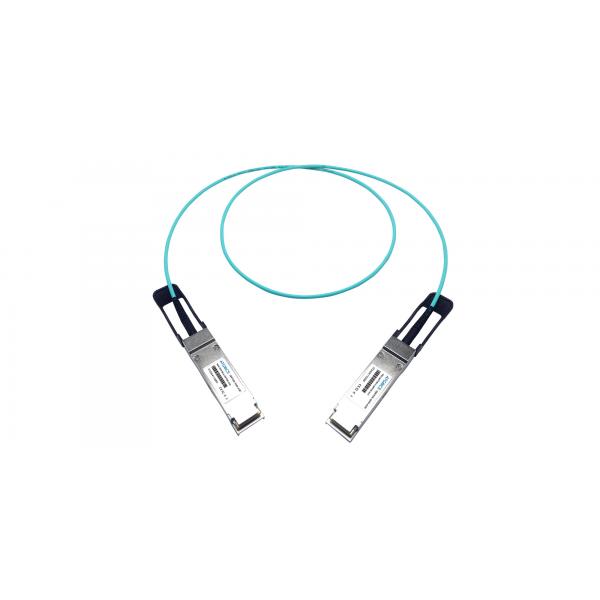 ATGBICS 10434-C cavo InfiniBand e in fibra ottica 5 m QSFP28 AOC Colore acqua, Arancione (Extreme Enterasys compatible Active Optical Cable 100GBase QSFP28 [850nm MMF 5m])