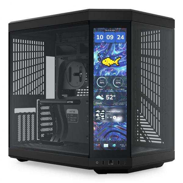 HYTE Y70 touch infinite Midi Tower Nero (HYTE Y70 TOUCH INFINITE CASE PITCH BLACK)