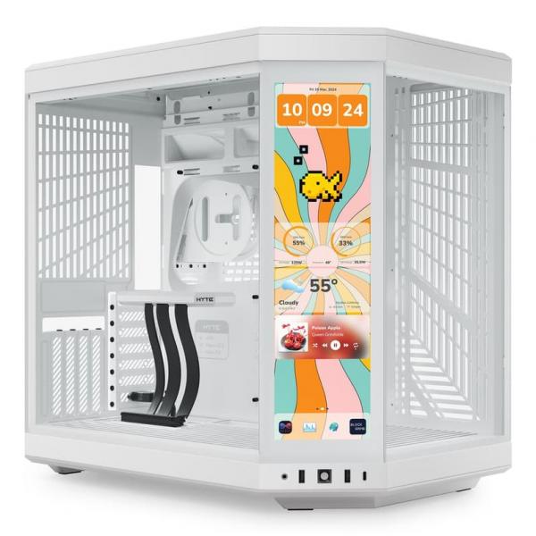 HYTE Y70 Touch Infinite Midi Tower Bianco (HYTE Y70 TOUCH INFINITE CASE SNOW WHITE)