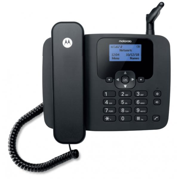 Motorola FW410 Telefono analogico Identificatore di chiamata Nero (MOTOROLA FW410 CORDED SIM PHONE) - Versione UK