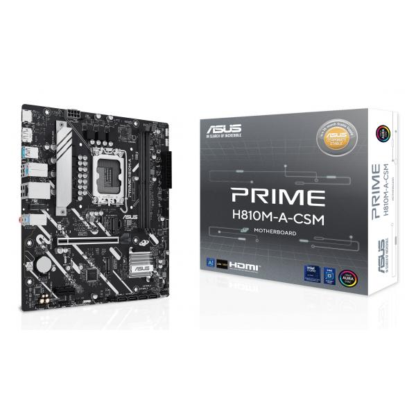 ASUS PRIME H810M-A-CSM Intel H810 LGA 1851 [Socket V1] micro ATX (PRIME H810M-A-CSM)