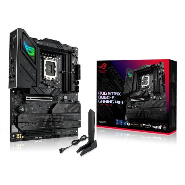 ASUS ROG STRIX B860-F GAMING WIFI Intel B860 LGA 1851 [Socket V1] ATX (ASUS ROG STRIX B860-F GAMING WIFI - Motherboard - ATX - LGA1851 Socket - B860 Chipset - USB4, USB 3.2 Gen 2, USB-C 3.2 Gen 2x2,
