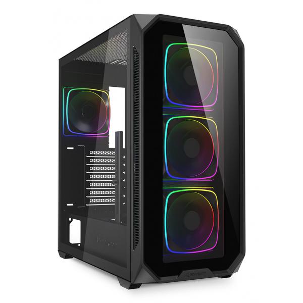 Sharkoon AK5G RGB Midi Tower Nero (AK5G RGB Black ATX [schwarz])