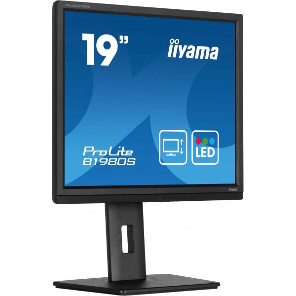 iiyama ProLite B1980S-B1 Monitor PC 48,3 cm [19] 1280 x 1024 Pixel VGA LED Nero (iiyama ProLite B1980S-B1 19' LED Monitor)