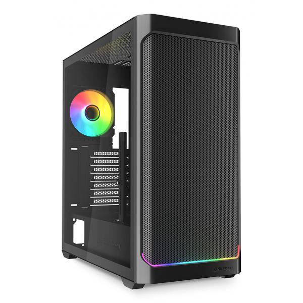 Sharkoon AK4W RGB Strip Midi Tower Nero (AK4 RGB Black ATX [schwarz])
