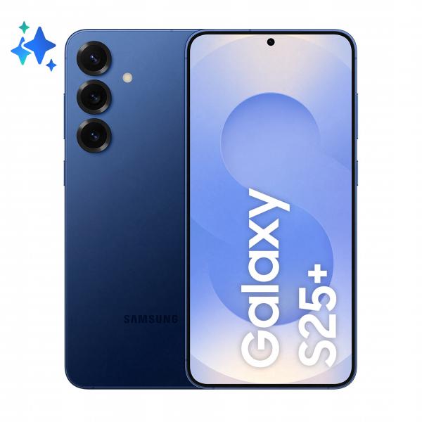 Samsung Galaxy S25+ 17 cm [6.7] Doppia SIM Android 15 5G USB tipo-C 12 GB 512 GB 4900 mAh Blu marino (SAMSUNG S25+ 5G S936/DS NAVY 12/512GB)