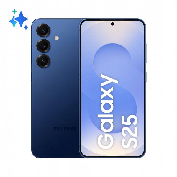 Samsung Galaxy S25 15,8 cm [6.2] Doppia SIM Android 15 5G USB tipo-C 12 GB 512 GB 4000 mAh Blu marino (SAMSUNG S25 5G S931/DS NAVY 12/512GB)