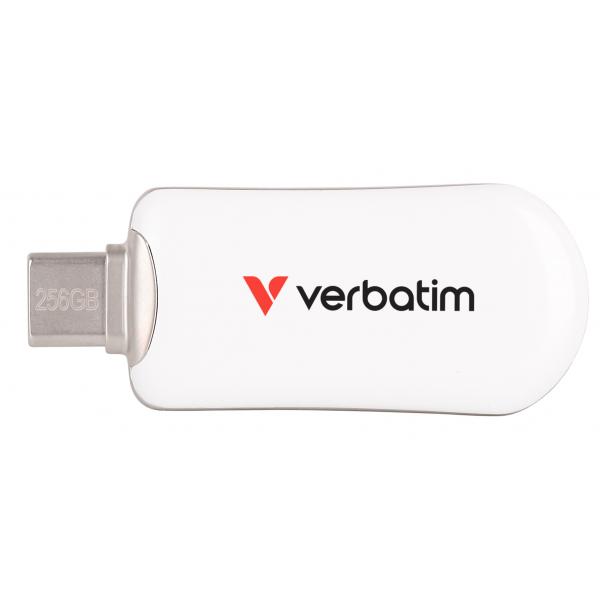 Verbatim 30230 unità flash USB 256 GB USB tipo-C 3.2 Gen 1 [3.1 Gen 1] Bianco (Verbatim Plectra White 256GB USB-C Flash Drive 30230)