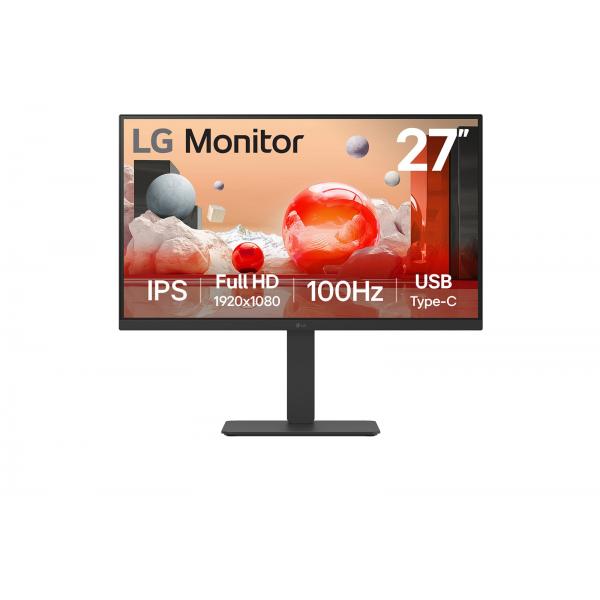 LG 27BA750-B Monitor PC 68,6 cm [27] 1920 x 1080 Pixel Full HD LCD Nero (LG 27 27BA750-B)