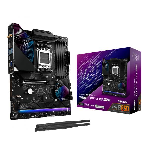 Asrock Phantom Gaming B850 Riptide WiFi AMD B850 Socket AM5 ATX (ASRock B850 Riptide WiFi AM5)