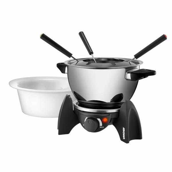Unold 48615 fondue, gourmet & wok 800 L 6 persona[e] (UNOLD FONDUE SET - fonduegryde - sort/)