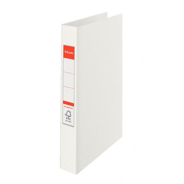 Esselte Standard Ring Binders , PP White 2 x 25 mm raccoglitore ad anelli A4 Bianco (Esselte Vivida ringbind PP A4 2RR 25mm)
