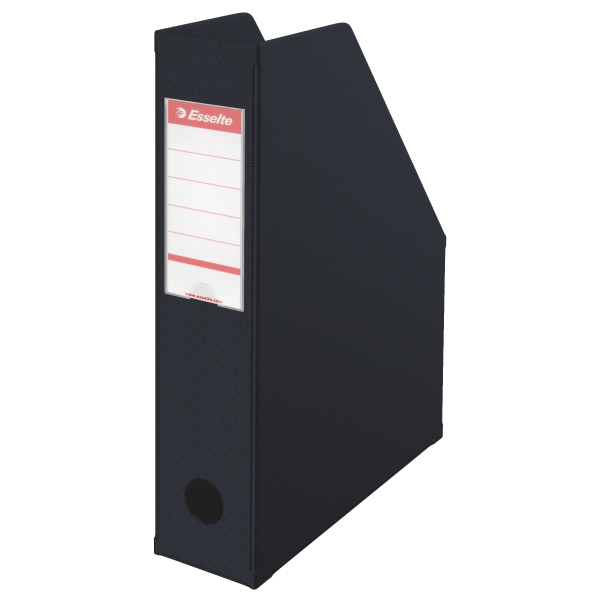 Esselte VIVIDA raccoglitore Nero Cloruro di polivinile [PVC] (Esselte Vivida tidsskriftsamler PVC A4)