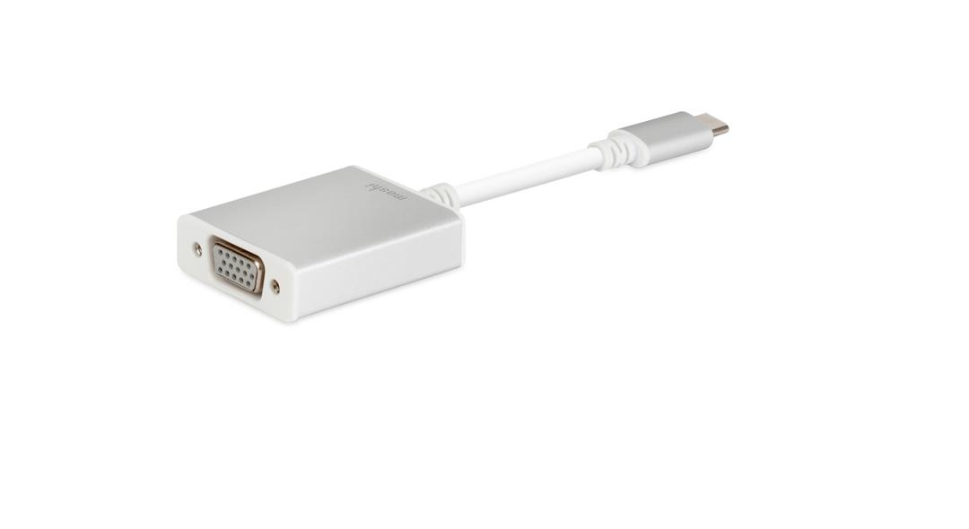Moshi USB-C to VGA adattatore grafico USB 1920 x 1200 Pixel Argento, Bianco (Moshi USB-C to Adapter)