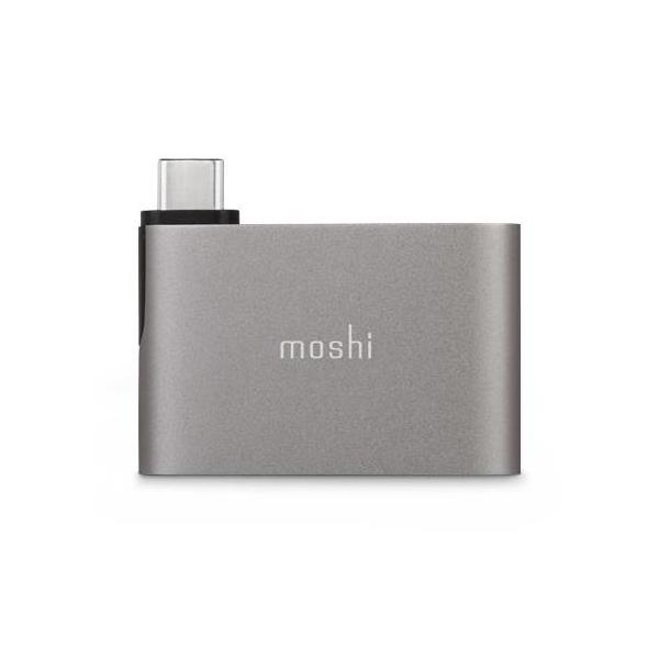 Moshi 99MO084214 hub di interfaccia USB 3.2 Gen 1 [3.1 Gen 1] Type-C 5000 Mbit/s Grigio (Moshi USB-C to Dual-A Adapter)