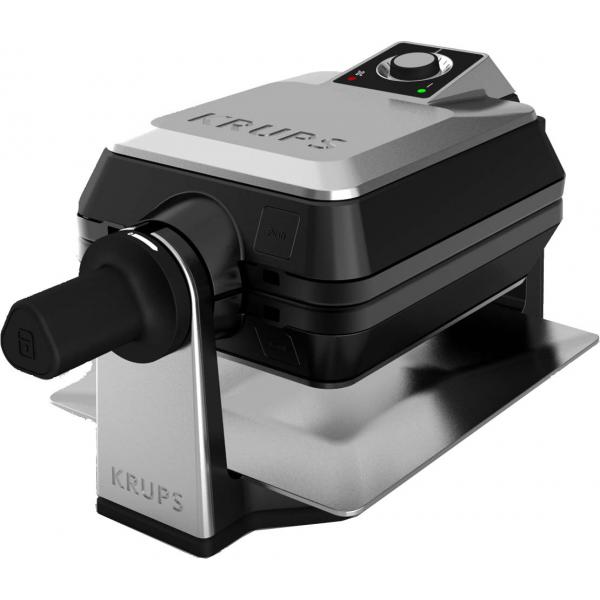 Krups FDD95D 2 waffle 1200 W Nero, Acciaio inox (Krups FDD95D vaffeljern 2 vaffel/vafle)