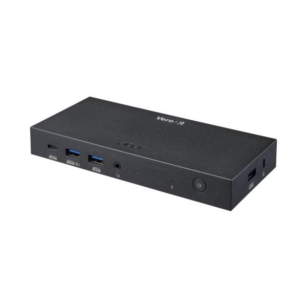 Acer Vero MST Dock M33 100W PD - Black EU [Retail pack] Cablato USB 3.2 Gen 2 [3.1 Gen 2] Type-C Nero (Vero Mst Dock M33 100W Pd - - Black Eu [Retail Pack] Wired - Usb 3.2 Gen 2 [3.1 Gen 2] Type-C -