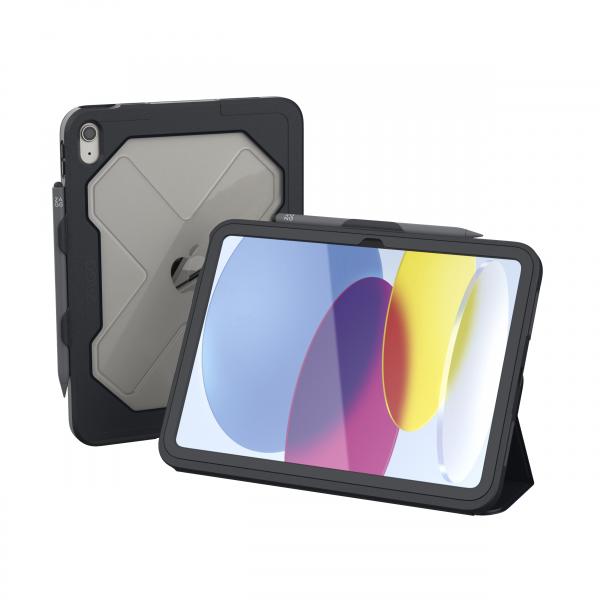 ZAGG Rugged Messenger Case 27,7 cm [10.9] Cover Carbonio (RUGGED MESSENGER - IPAD 10.9IN [10TH GEN]/A16 CHARC)