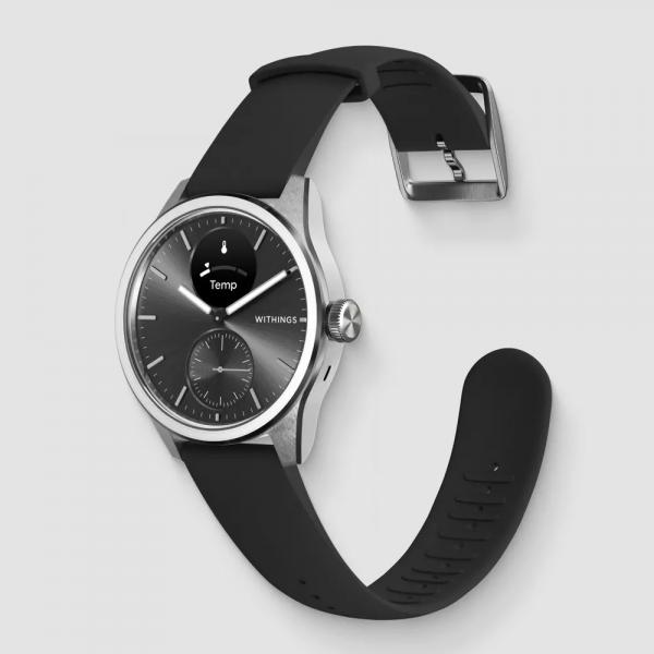 Withings ScanWatch 2 1,6 cm [0.63] OLED 42 mm Ibrido Acciaio inox (Withings ScanWatch 2, 42 mm black)