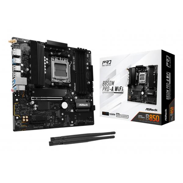 Asrock B850M Pro-A WiFi AMD B850 Socket AM5 micro ATX (ASRock B850M Pro-A WiFi AM5 m)