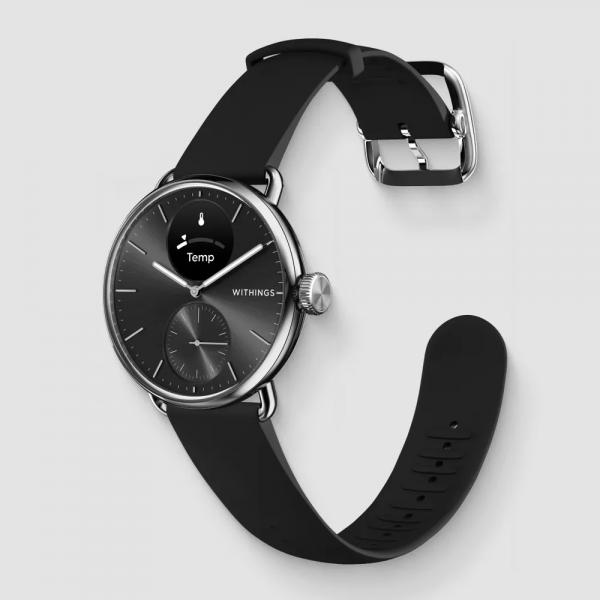 Withings ScanWatch 2 1,6 cm [0.63] OLED 38 mm Ibrido Acciaio inox (Withings ScanWatch 2, 38 mm black)