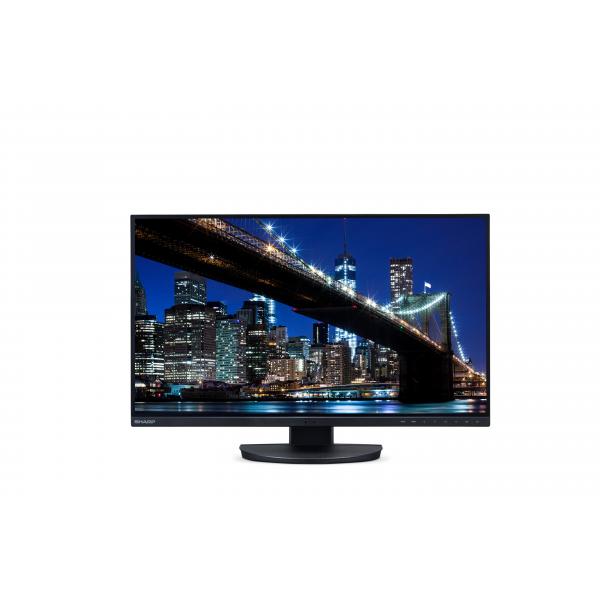 Sharp MultiSync 60006064 Monitor PC 68,6 cm [27] 3840 x 2160 Pixel 4K Ultra HD LCD Nero (EA272UB 27IN IPS 3840X2160 16:9 - 5MS USB-C LAN BLACK)