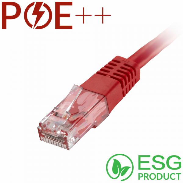 Cablenet 60-2010B cavo di rete Rosso 1 m Cat6 U/UTP [UTP] (CNL 100PK 1M C6 Rd UTP PVC 24AWG FMB)